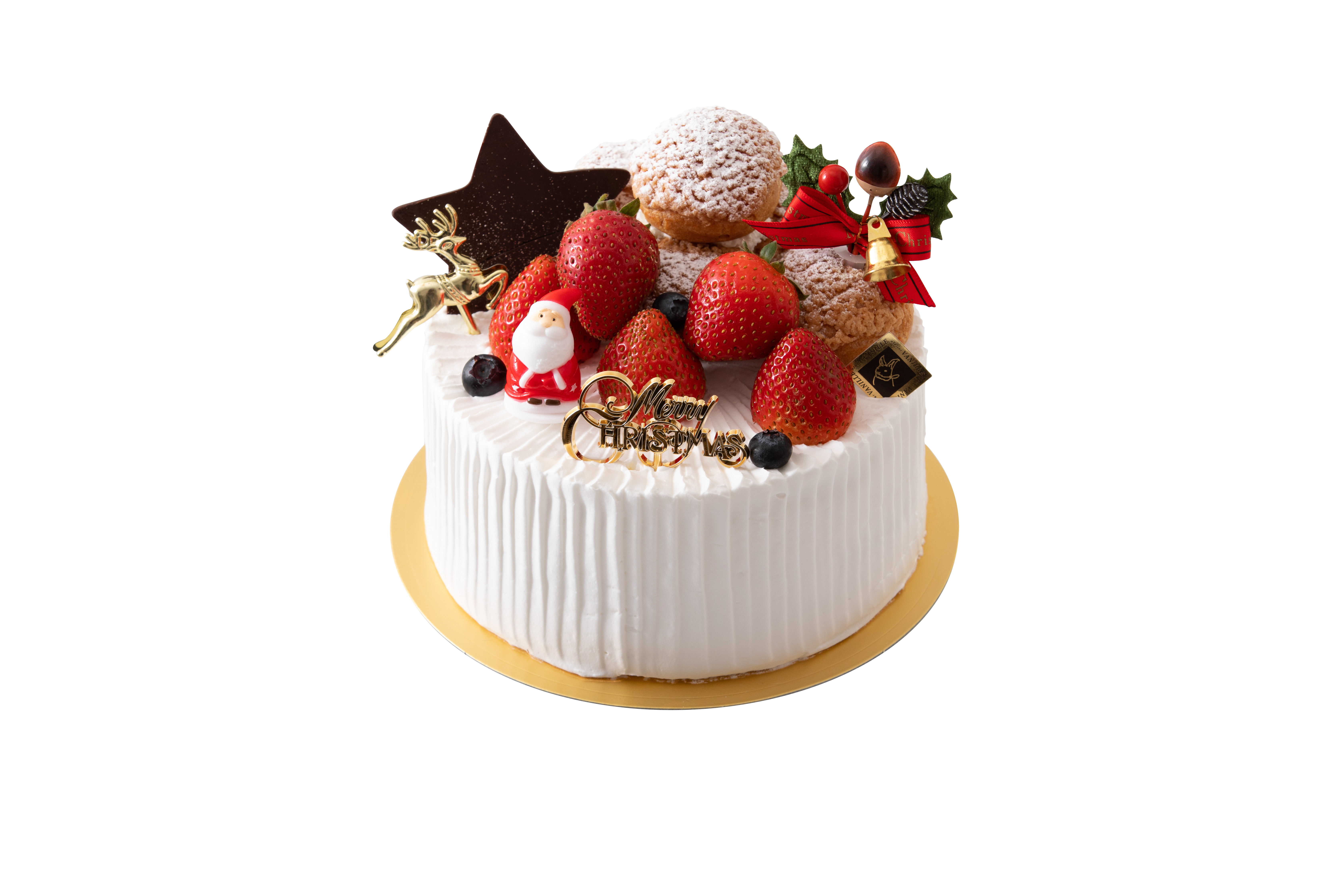 ＸＭＡＳ生クリームプチシューデコレーションケーキ
